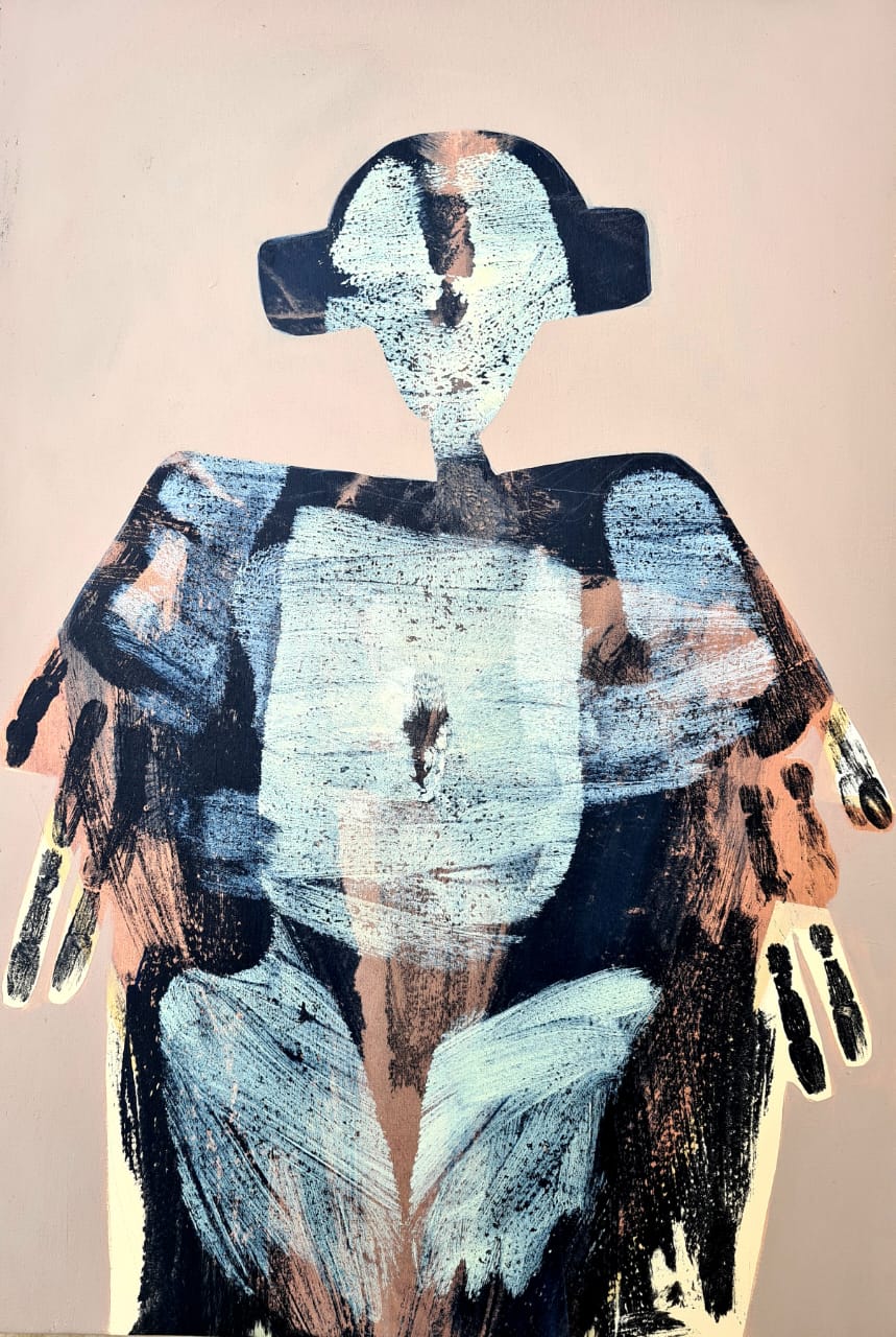 Radiographie, acrylique sur toile, 60x41 cm