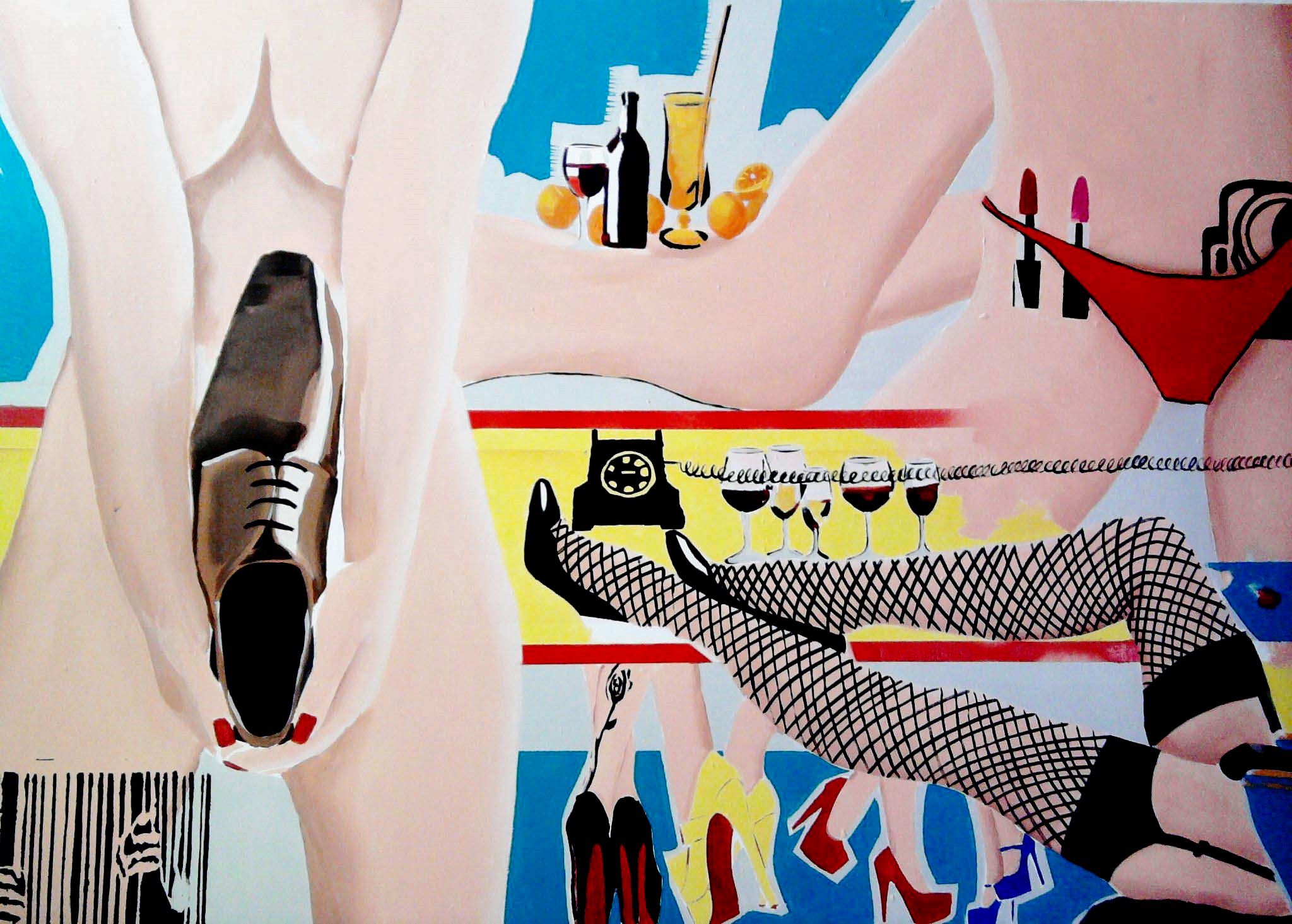 Acrylique sur toile,120x85cm, 2012.